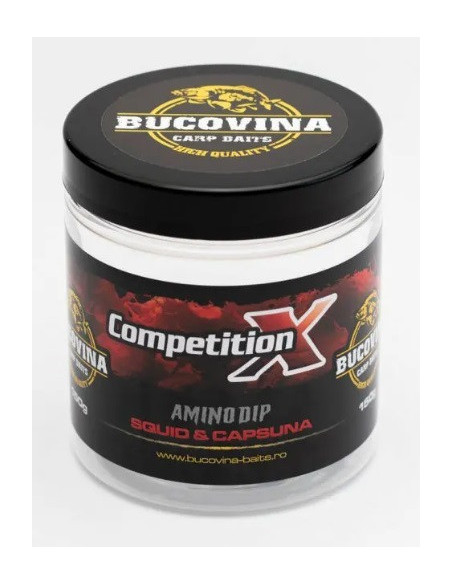 Bucovina amino dip competition-x (squid & strawberry) 150gr