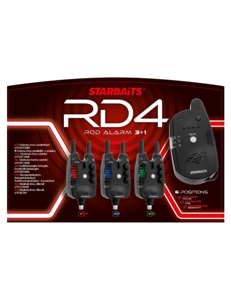 Starbais alarmas RDA set 3+1 rod
