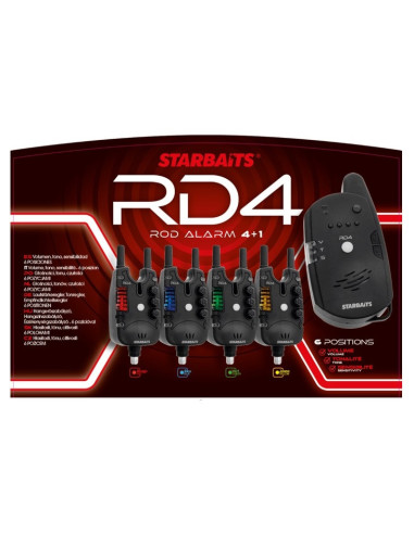 Starbais alarmas RDA set 4+1 rod