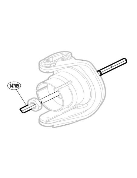 Shimano eje main shaft big baitrunner XT-A (10L4A)