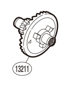 Shimano engranaje drive gear baitrunner 8000 D (104KA) 2