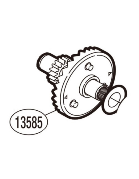 Shimano engranaje drive gear baitrunner 12000 D (10A1R)