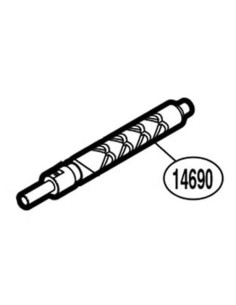 Shimano eje worm shaft medium baitrunner 5500 XTB (1081L) 2