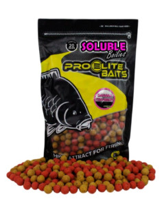 Proelite boilies solubles banana & straberry 20mm 3.5kg