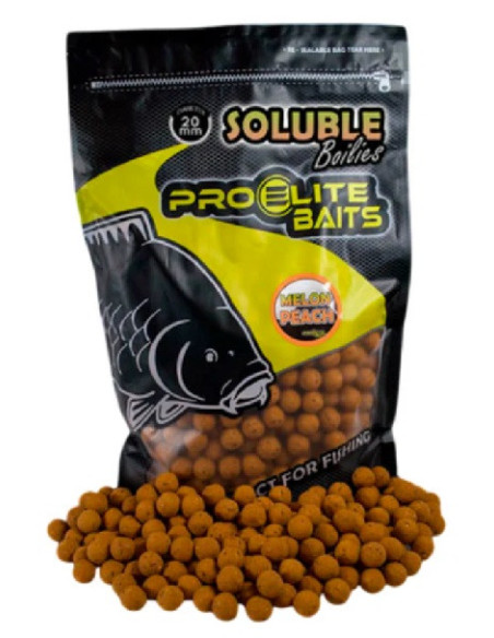 Proelite boilies solubles melon & peach 20mm 3.5kg
