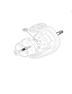 Shimano eje main shaft power aero 14000 XTB/XSB (103M9) 2