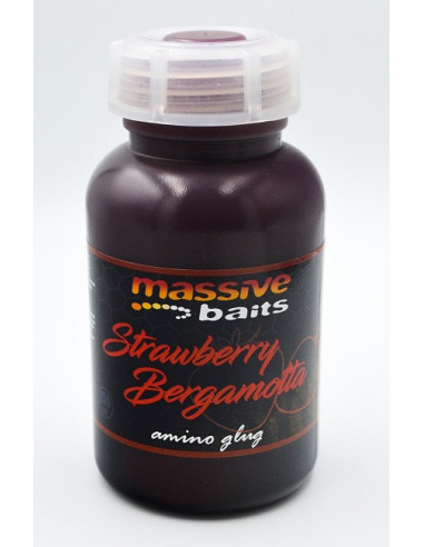 Massive baits amino glug strawberry bergamota 250ml