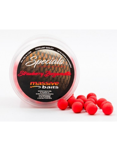 Massive baits pop-up strawberry bergamota 18mm 200ml