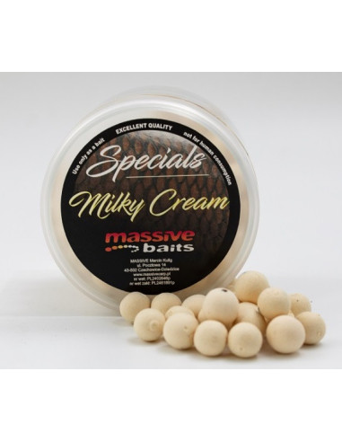 Massive baits pop-up milky cream 18mm 200ml