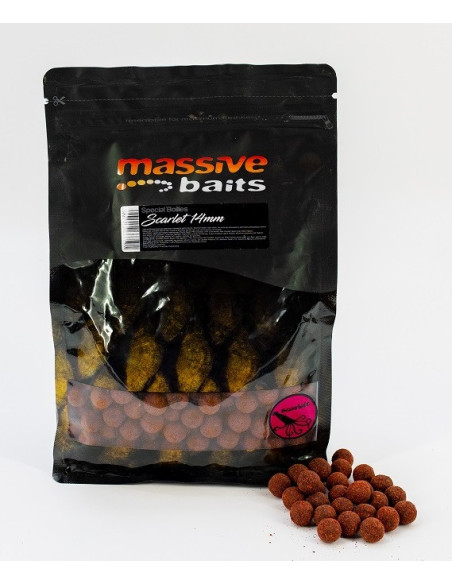 Massive baits special boilies scarlett 18mm 1kg