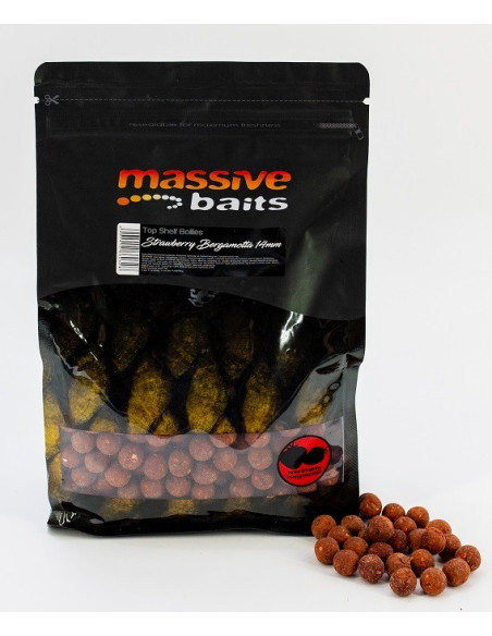 Massive baits special boilies strawberry bergamota 18mm 1kg