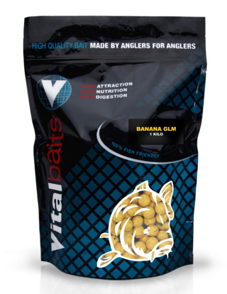 Vital baits boilies GLM banana 18mm 1kg