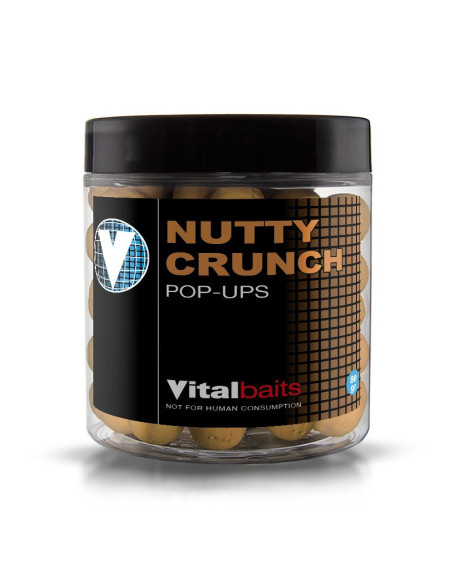 Vital baits pop-ups nutty crunch natural 18 mm 80gr