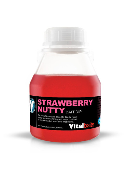Vital baits dip strawberry nutty 250ml