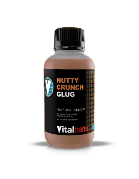 Vital baits liquid glug nutty crunch 500ml