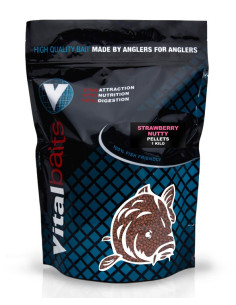 Vital baits pellets starwberru nutty 4.5mm 1kg