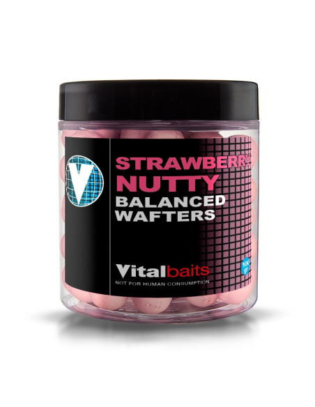 Vital baits wafter strawberry nutty 18mm 100gr