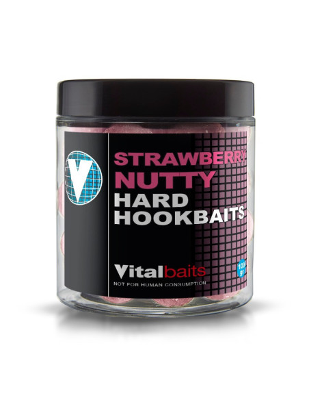 Vital baits hard hook strawberry nutty 18mm 125gr