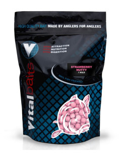 Vital baits boilies strawberry nutty 18mm 1kg