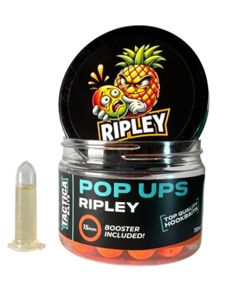 Tactica baits pop-up ripley fluor orange 15mm 150ml