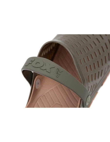 Fox khaki clogs nº41
