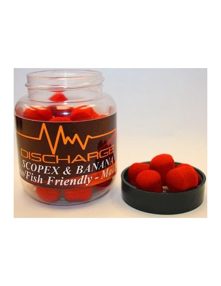 Discharge baits dumbells  pop-ups banana-scopex 14mm 60gr