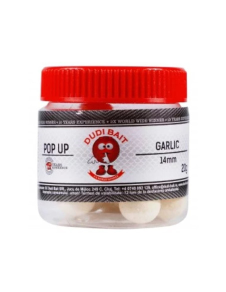 Dudi baits pop-ups garlic (ajo) 14mm 20gr