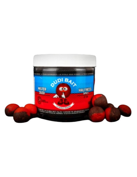 Dudi baits halfness mister dudi spicy fish 20mm 100gr