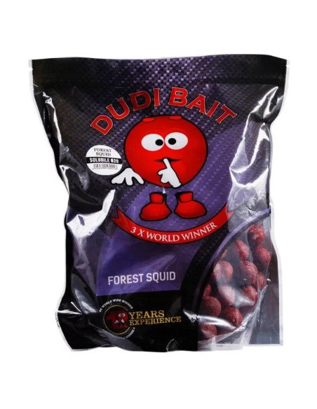 Dudi baits boilies solubles forest squid 20mm 1kg