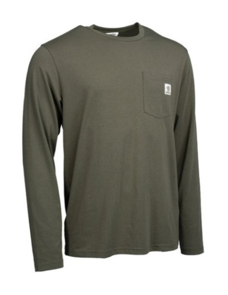 Nash happen carp logo long t-shirt green talla L