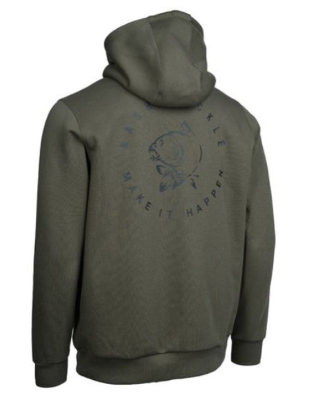 Nash make it happen bagde green hoddie talla S