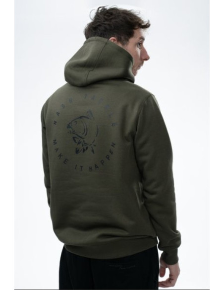 Nash make it happen bagde green hoddie talla S