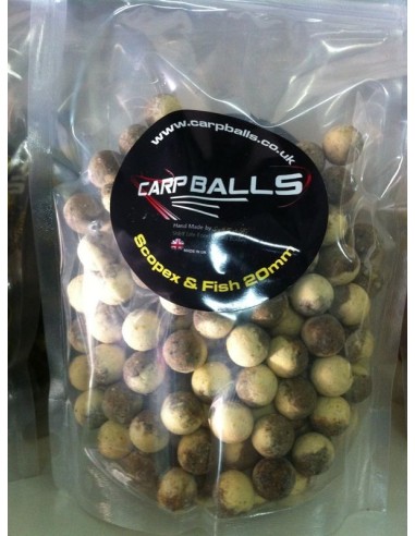 Carp balls ying yangs scopex&fish 20mm 750gr