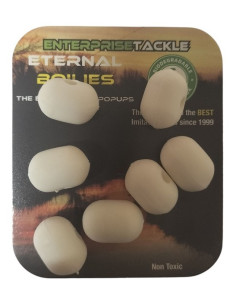 Enterprise eternal pellets 15x11mm blancos fluro 7 unds