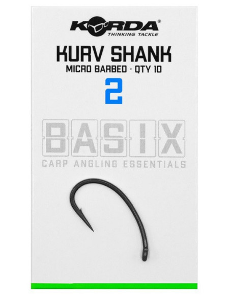 Korda basix kurv shank nº2 10unds