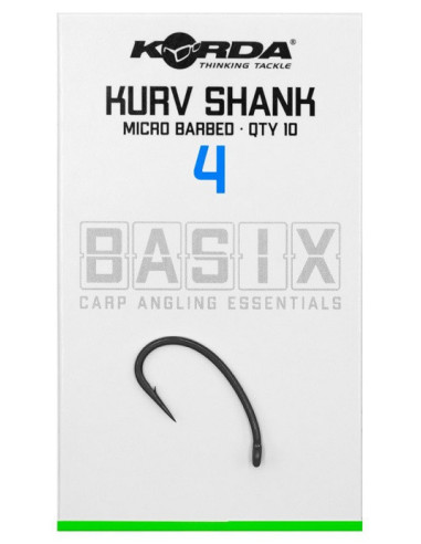 Korda basix kurv shank nº4 10unds
