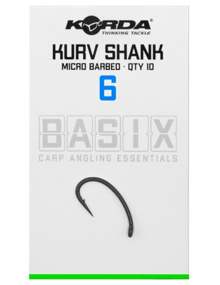 Korda basix kurv shank nº6 10unds