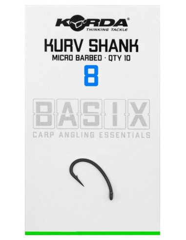 Korda basix kurv shank nº8 10unds