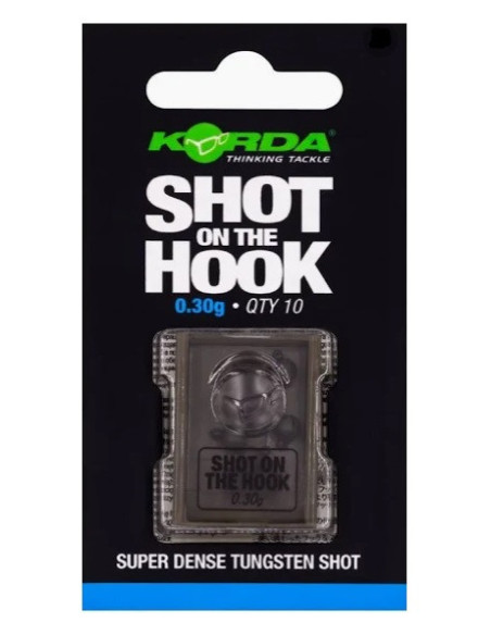 Korda shot on the hook 0.30gr 10unds