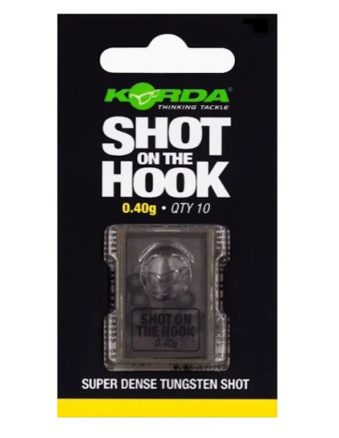 Korda shot on the hook 0.40gr 10unds