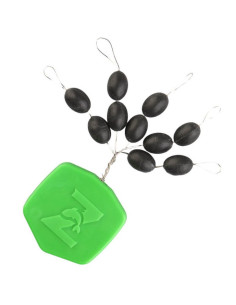 Zfish tungsten oval beads 6mm 10unds