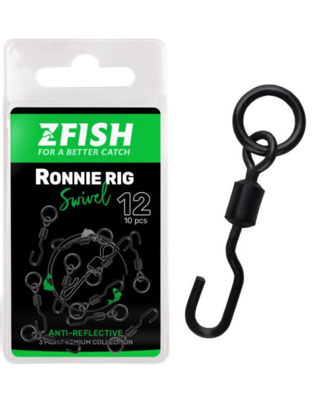 Zfish ronnie rig swivel nº12 10unds