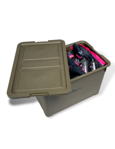 Nash bank life stacker storage box large 66 litros