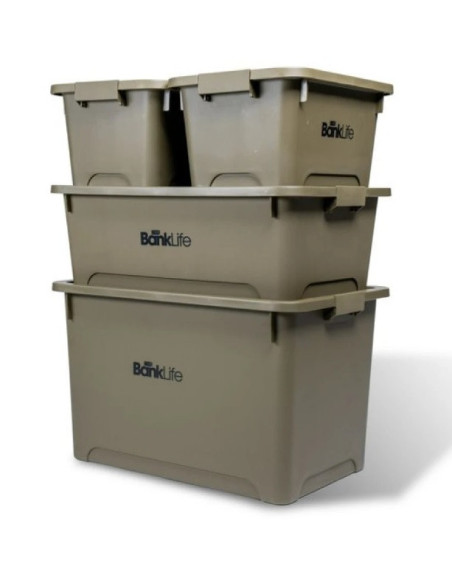 Nash bank life stacker storage box large 66 litros
