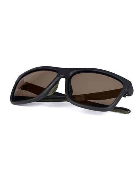 Fox gafas collection black green lenses brown