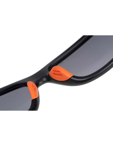 Fox gafas collection black orange lenses grey