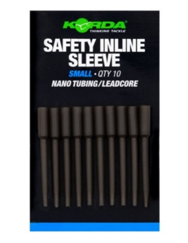 Korda safety inline sleeve nano tubing/leadcore small 10unds