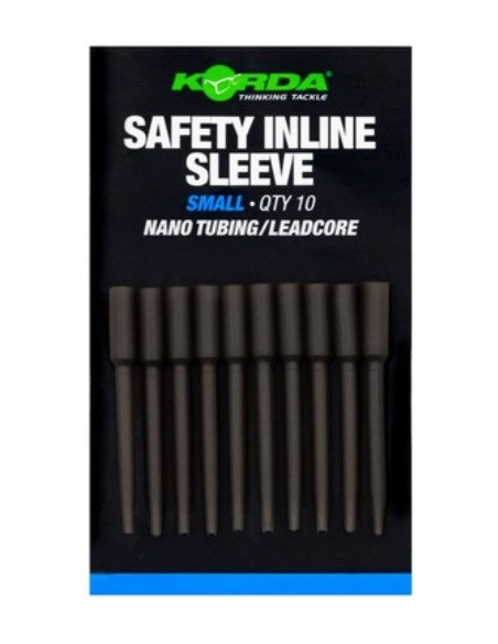 Korda safety inline sleeve nano tubing/leadcore small 10unds