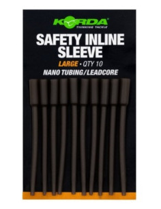 Korda safety inline sleeve nano tubing/leadcore large 10unds
