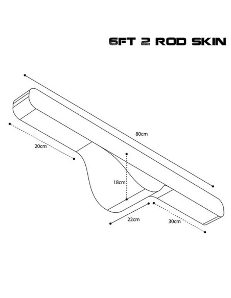 Nash scope ops soft protect 6" 2 rod skin